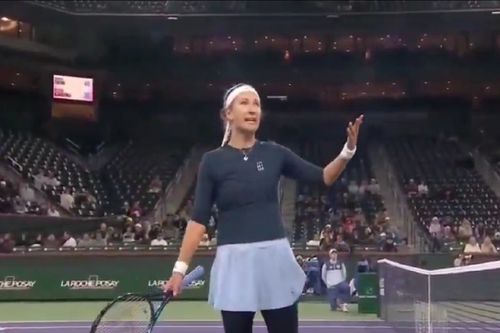 Victoria Azarenka, nervoasă/Foto: Captură X