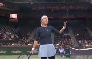 „E un sistem de rahat” » Victoria Azarenka, dialog intens cu arbitra înainte de a fi eliminată de la Indian Wells