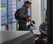 Bărbat amenințător, dezarmat de un fost boxer în aeroport