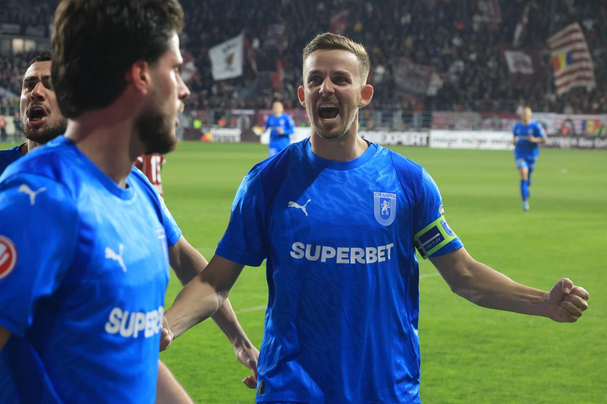 Rapid - Universitatea Craiova, derby în etapa 30 din Superligă