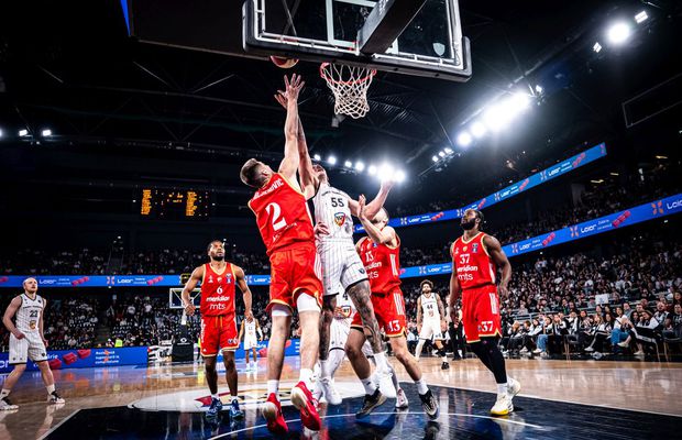 U-BT Cluj-Napoca, învinsă de Steaua Roșie Belgrad în BTarena! Echipa din Euroligă a dominat repriza secundă și a fost aproape de a da „suta”