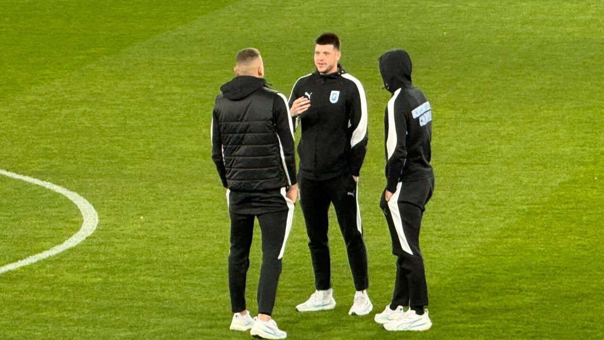 Rapid - Craiova, imagini de la nivelul gazonului, înaintea partidei