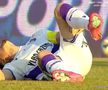 Căpitanul din play-off, scos cu targa de pe teren » Culmea: accidentat și suspendat în aceeași fază