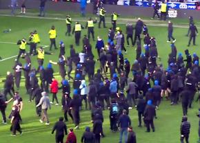 Arestări, polițiști și suporteri răniți! » Haos la Rangers - Celtic