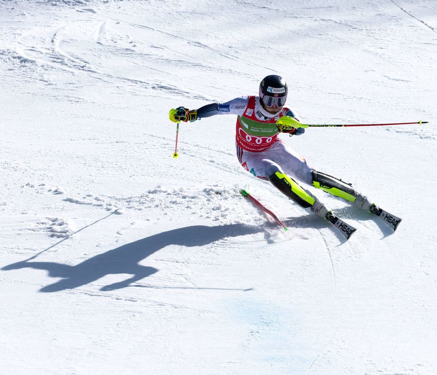 Atle Lie McGrath în acțiune FOTO Imago Images Atle Lie McGrath a obținut victoria pe care și-o dorea la Jocurile Olimpice pentru a o dedica bunicului piedut