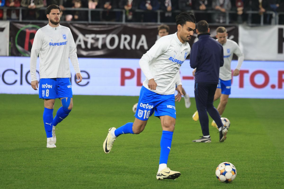 Rapid - Craiova, imagini de la nivelul gazonului, înaintea partidei