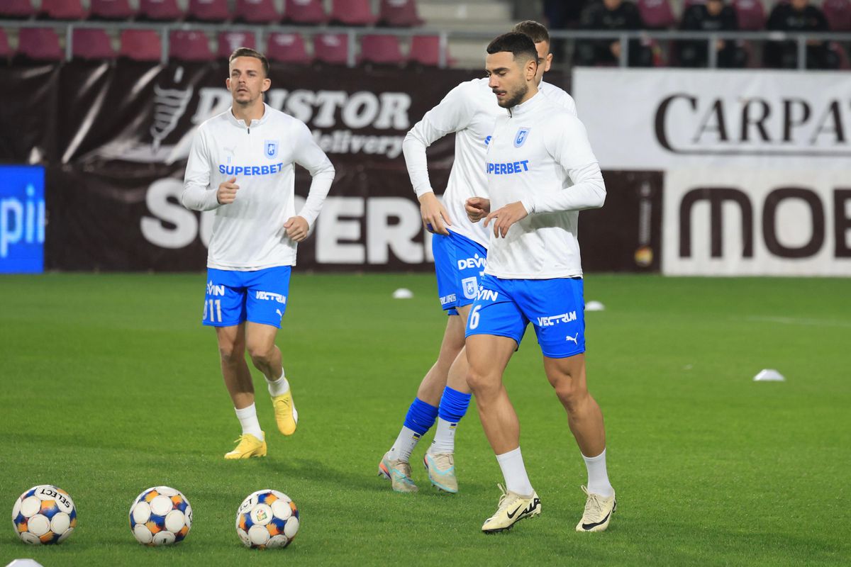 Rapid - Craiova, imagini de la nivelul gazonului, înaintea partidei