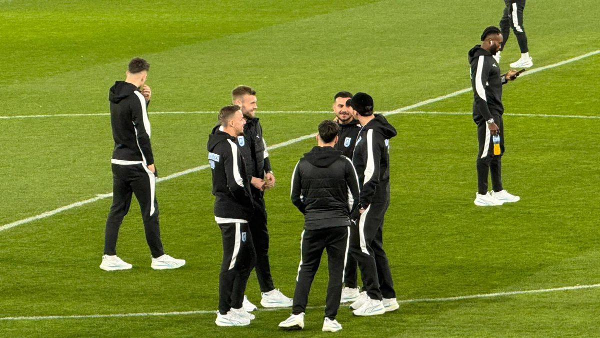 Rapid - Craiova, imagini de la nivelul gazonului, înaintea partidei