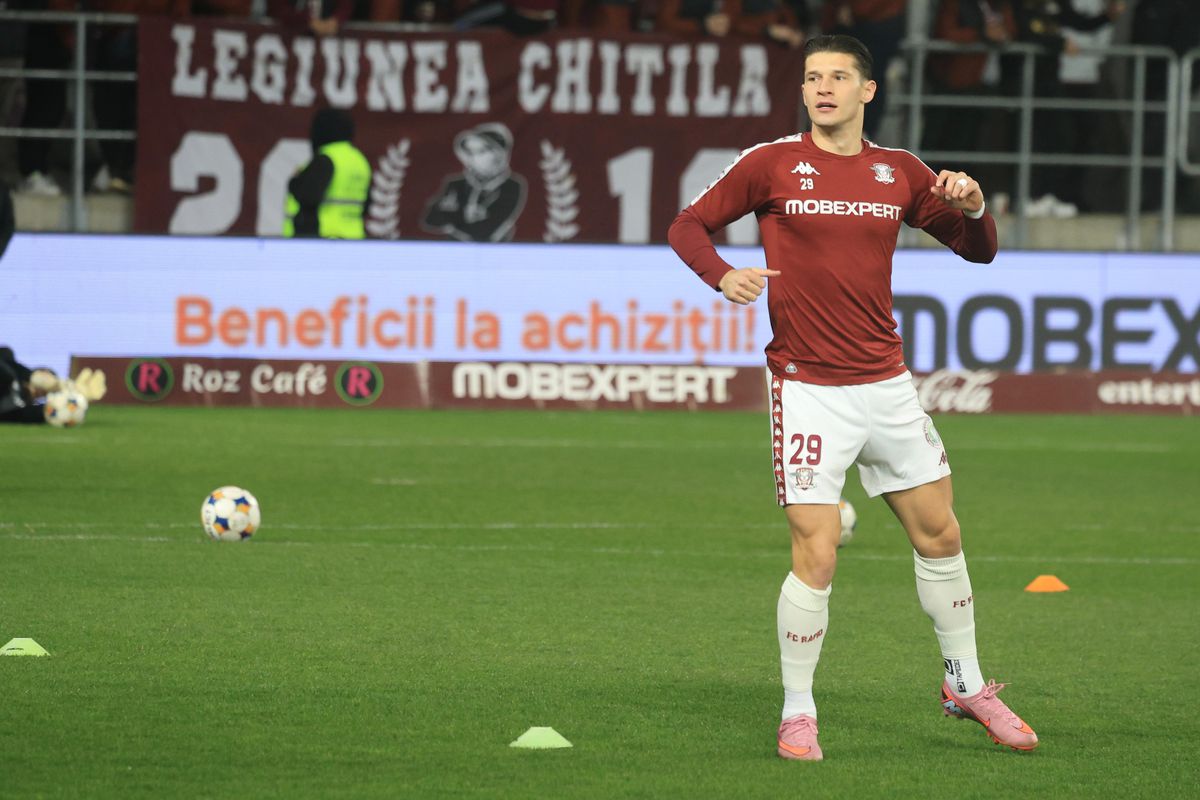 Rapid - Craiova, imagini de la nivelul gazonului, înaintea partidei