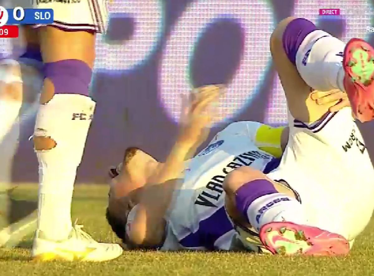 Căpitanul din play-off, scos cu targa de pe teren » Culmea: accidentat și suspendat în aceeași fază