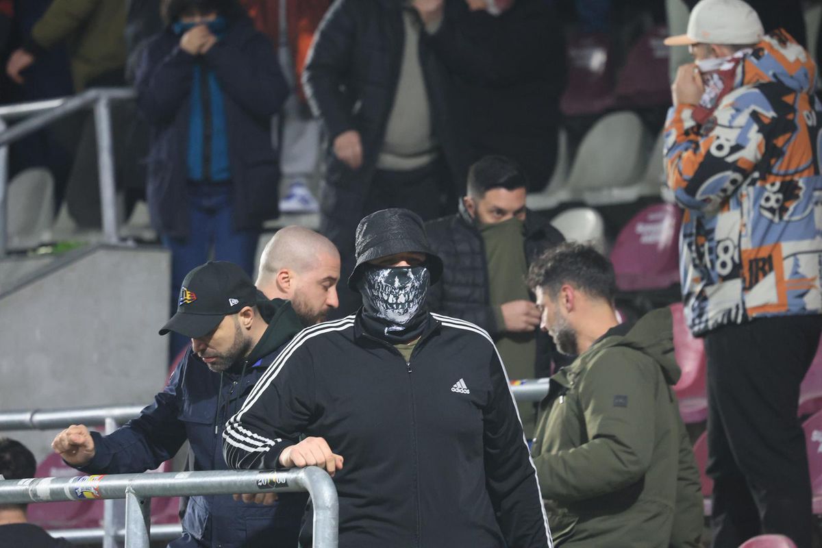 Gafă Jandarmerie la Rapid - Universitatea Craiova / Foto: Ionuț Iordache (GSP)