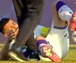 Căpitanul din play-off, scos cu targa de pe teren » Culmea: accidentat și suspendat în aceeași fază