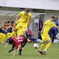 Curea (nr. 9) este campion la juniorii B, fiind coleg de generație cu Ahmend Bani și Valentin Borcea, ajunși deja în circuitul echipei mari, a fost și la naționalele de juniori // FOTO: FRF.ro