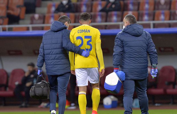 Dilemă în cazul Florinel Coman: „Ce spuneți, ca antrenor, când un fotbalist face ruptură în minutul 10?” » Răspunsul primit în direct de Ștucan: „Gheorghe Ștefan avea o regulă”