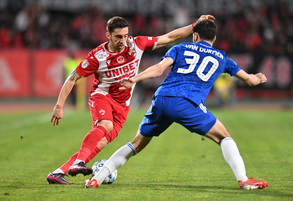 Dinamo - FCU Craiova 1-2 » „Câinii roșii”, răpuși de Compagno în prelungiri