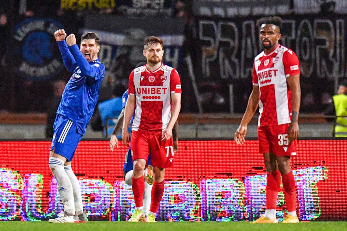 Dinamo - FCU Craiova 1-2 » „Câinii roșii”, răpuși de Compagno în prelungiri