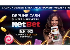 NetBet, mai aproape de jucători: depune CASH la terminalele SelfPay!
