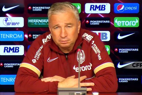 Dan Petrescu, antrenor CFR Cluj // foto: captură YouTube @ CFR Cluj