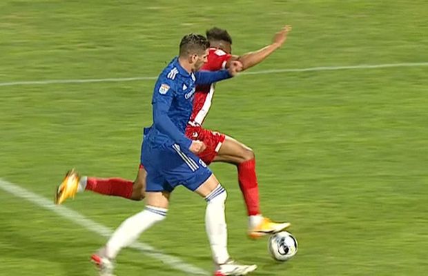 Un fost arbitru nu are dubii: „Dinamo trebuia să primească penalty cu FCU Craiova”