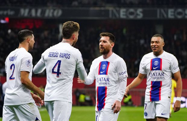 Leo Messi și Sergio Ramos au scos-o pe PSG din criză