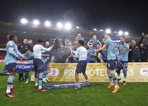 Imagini spectaculoase din Anglia: se prima echipă promovată în Premier League » A dominat sezonul cu fostul elev al lui Guardiola pe bancă