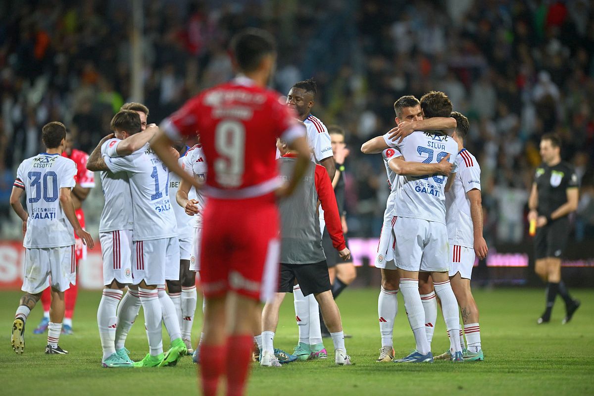 Oțelul - Dinamo 1-0 » „Câinii”, răpuși în ultimul minut după o prestație jalnică! Clasamentul actualizat în play-out