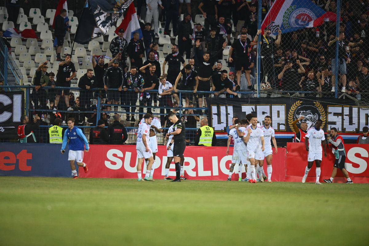 Oțelul - Dinamo, în etapa 3 din play-out, foto: Raed Krishan / GSP