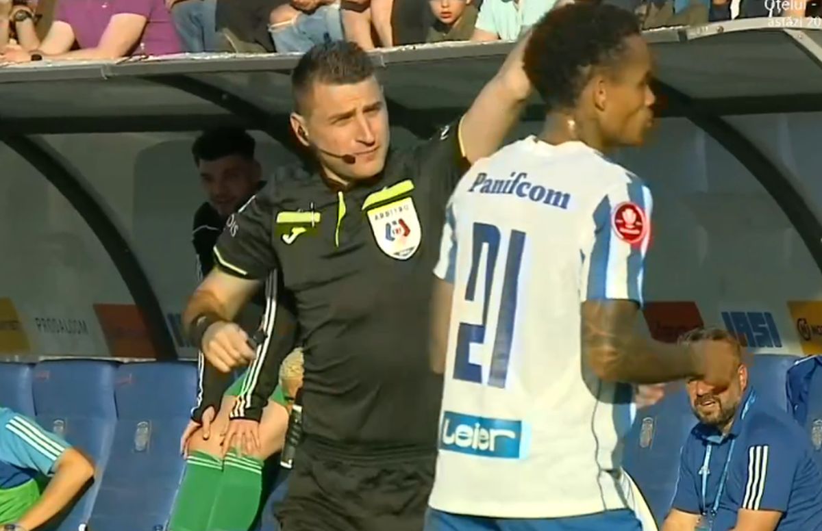 Mititelu a răbufnit la „oficială” după două decizii care au blocat VAR-ul peste 10 minute la Poli Iași - FCU Craiova: „Nu se poate așa ceva!”