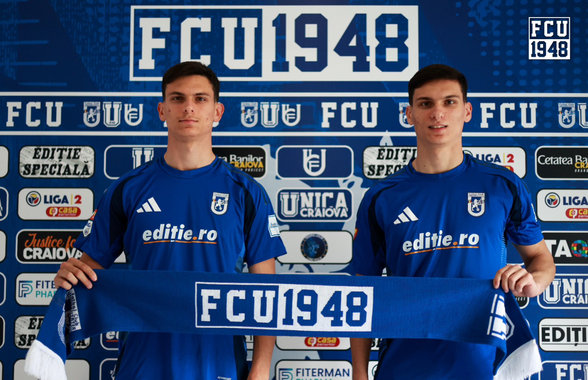 Mititelu transferă de la Rotaru » Doi jucători formați de Universitatea Craiova au semnat cu FCU Craiova