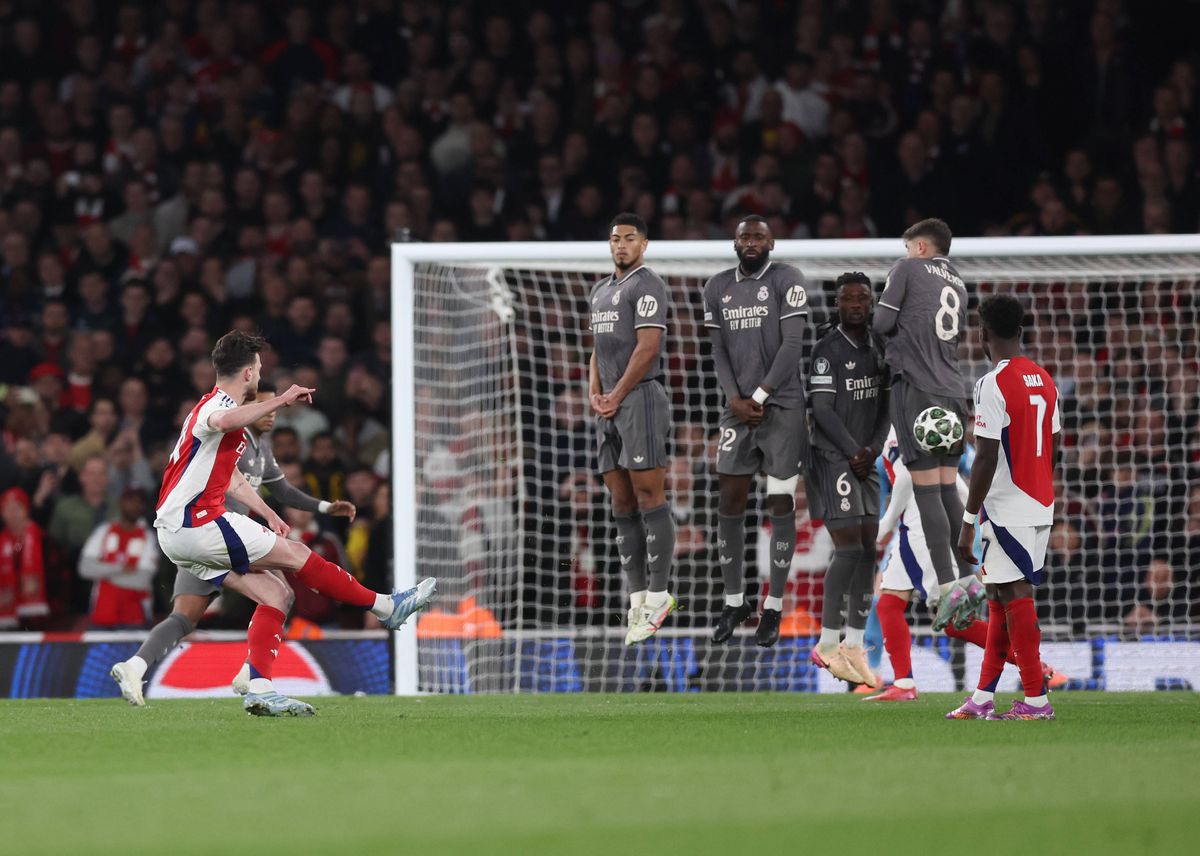 Direct în istorie, cu golurile din Arsenal - Real Madrid » Declan Rice bifează o bornă incredibilă în Liga Campionilor