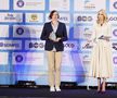 Anca Pătrășcoiu, prima medaliată olimpică la înot a României, și Teodora Tomprea, prezentatoarea Galei „Campionii Natației 2024” FOTO Cristi Preda