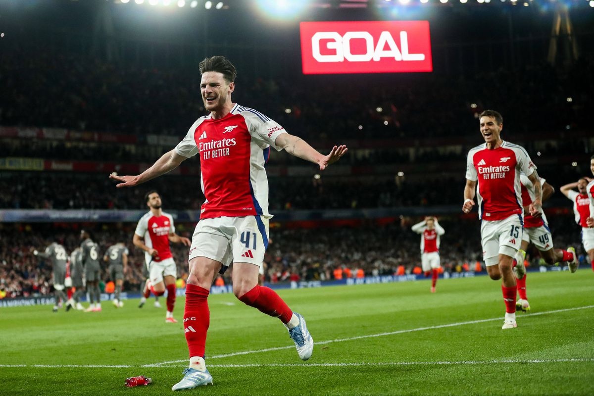 Direct în istorie, cu golurile din Arsenal - Real Madrid » Declan Rice bifează o bornă incredibilă în Liga Campionilor