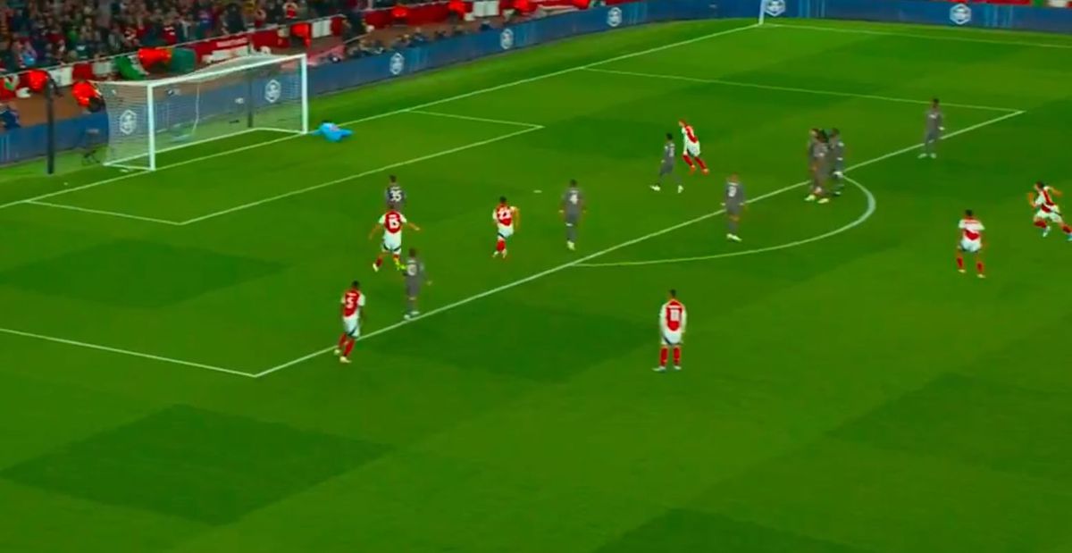 Declan Rice, „dublă” în Arsenal - Real Madrid