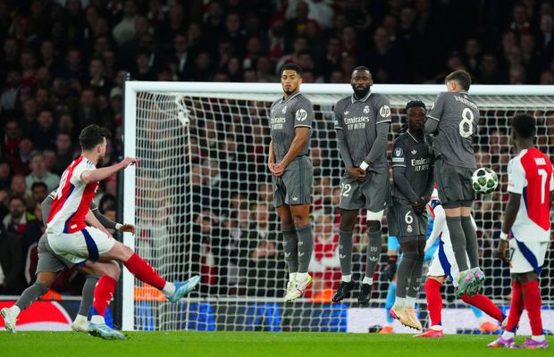 Arsenal a făcut instrucție cu Real Madrid » „Galacticii” sunt aproape eliminați din Liga Campionilor