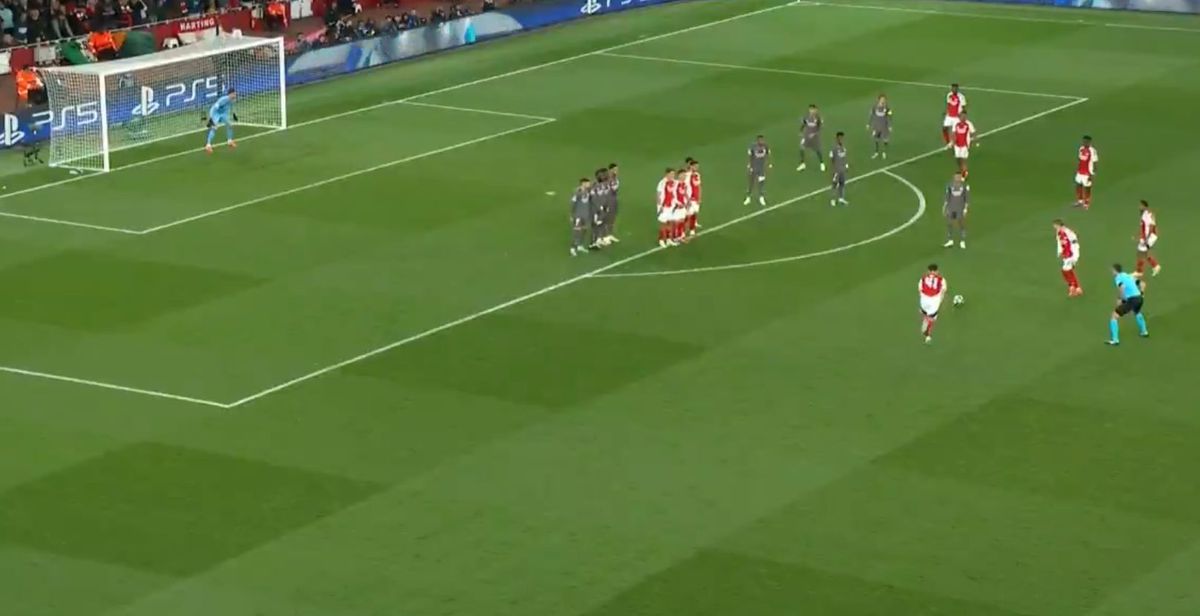 Declan Rice, „dublă” în Arsenal - Real Madrid