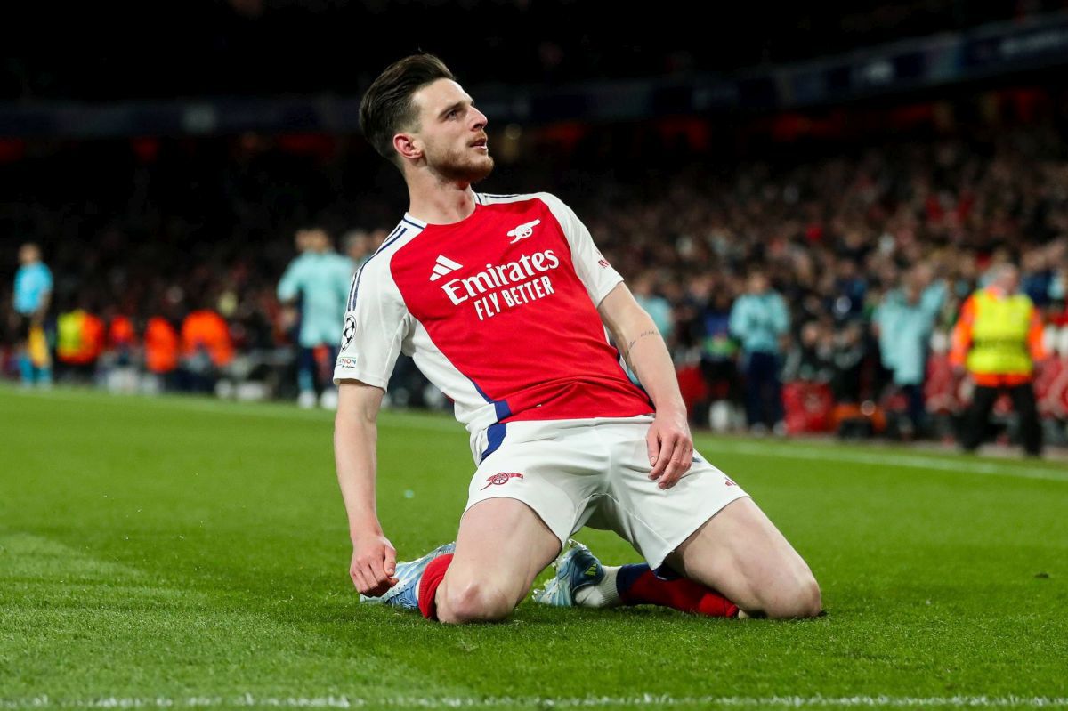Imaginile care nu s-au văzut la TV în Arsenal – Real Madrid » Indicația de pe bancă ignorată de Declan Rice