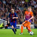 Lionel Messi și Kevin de Bruyne s-au înfruntat în Liga Campionilor, pe când argentinianul juca la Barcelona / Foto: GettyImages