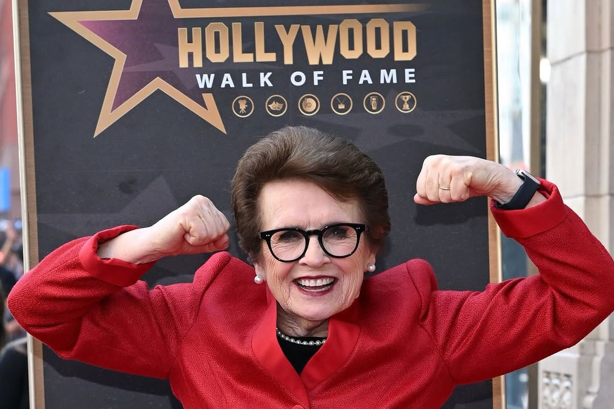 Billie Jean King a primit o stea pe Hollywood Walk of Fame: „Știu că sunt prima femeie, dar sper să nu fiu ultima”