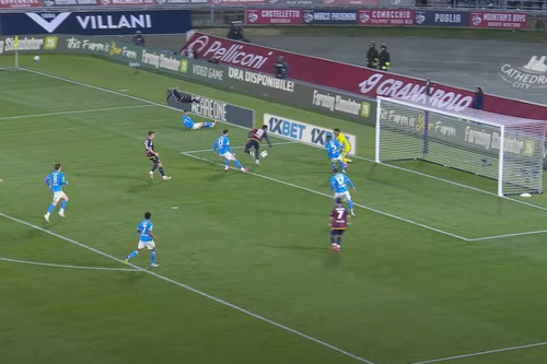 Dan Ndoye a marcat golul lunii aprilie în Europa. FOTO: captură Youtube Serie A