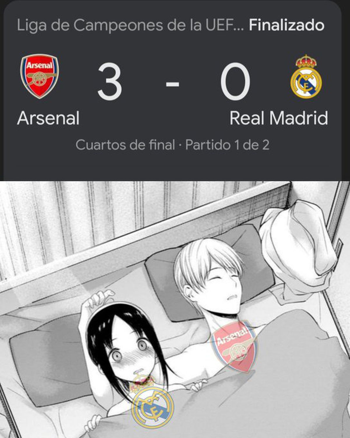 Cele mai tari meme-uri, după Arsenal - Real Madrid 3-0