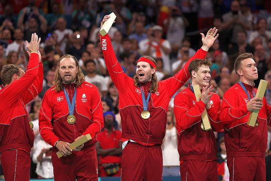 Naționala masculină a Danemarcei a câștigat turneul de handbal masculin la Jocurile Olimpice din 2024 // foto: Guliver/gettyimages