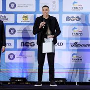 David Popovici zâmbind la gala „Campionii Natației 2024” FOTO Cristi Preda