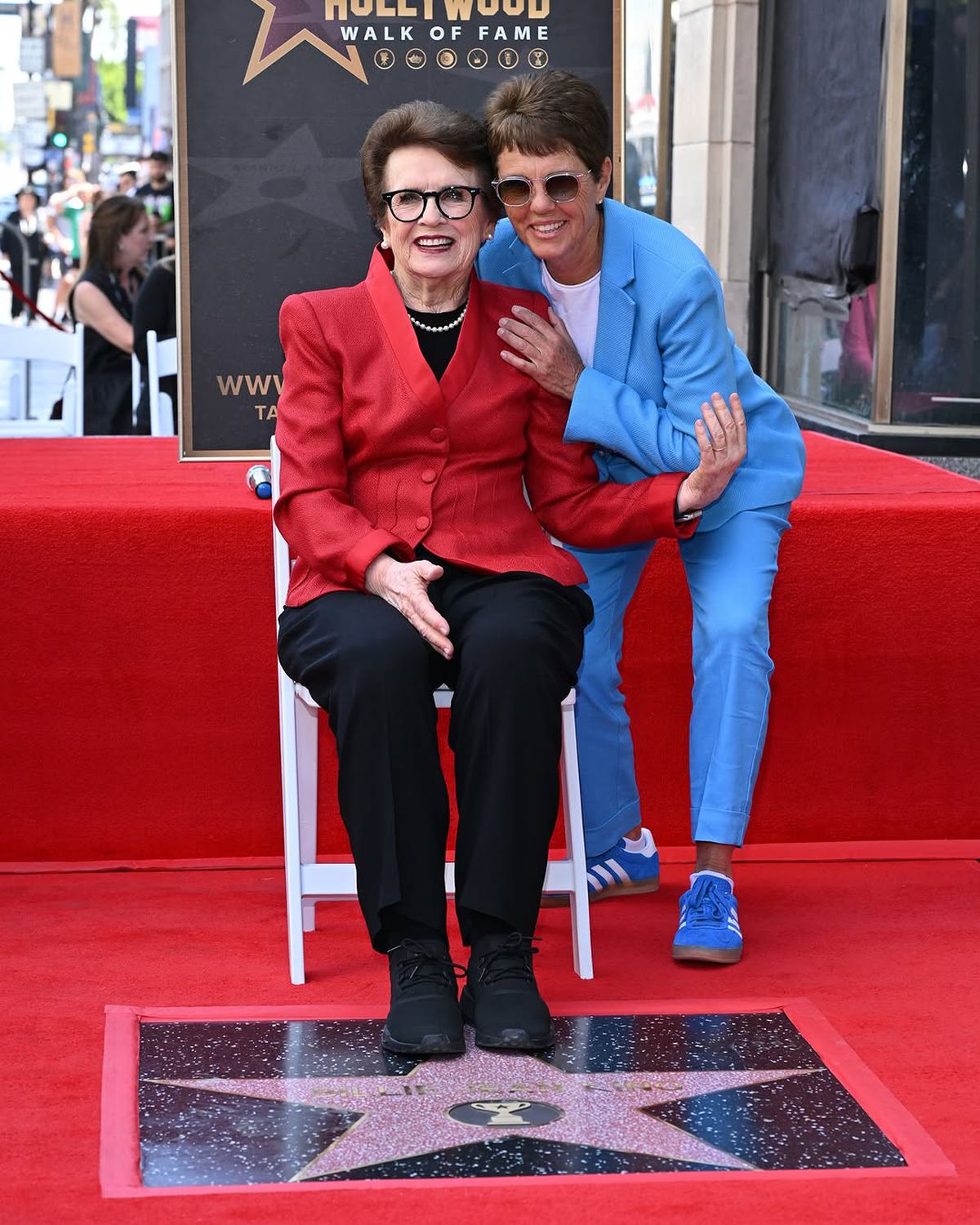 Billie Jean King a primit o stea pe Hollywood Walk of Fame: „Știu că sunt prima femeie, dar sper să nu fiu ultima”