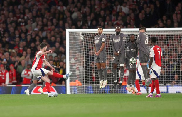 Direct în istorie, cu golurile din Arsenal - Real Madrid » Declan Rice bifează o bornă incredibilă în Liga Campionilor