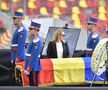 Andreea Esca la priveghiul lui Mircea Lucescu pe Arena Națională