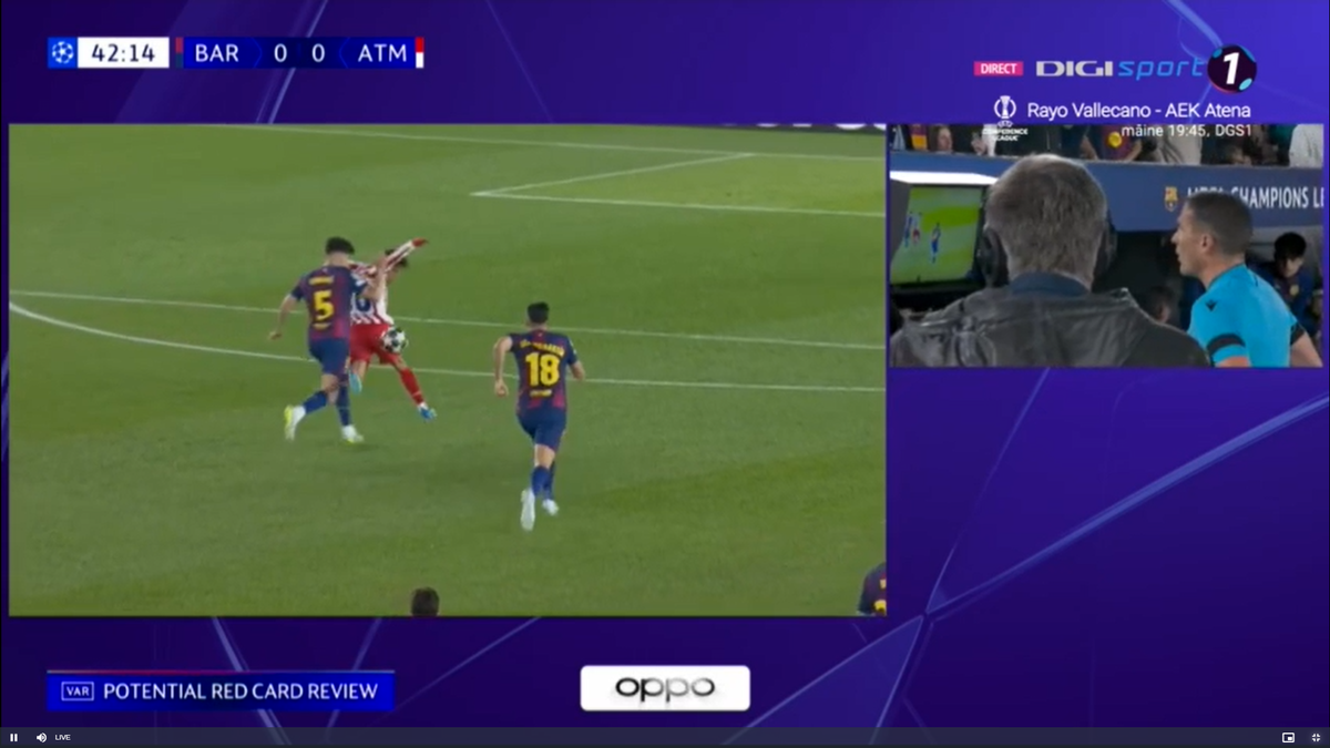 Barcelona îl reclamă la UEFA pe Istvan Kovacs și cere înregistrarea dialogului din camera VAR!