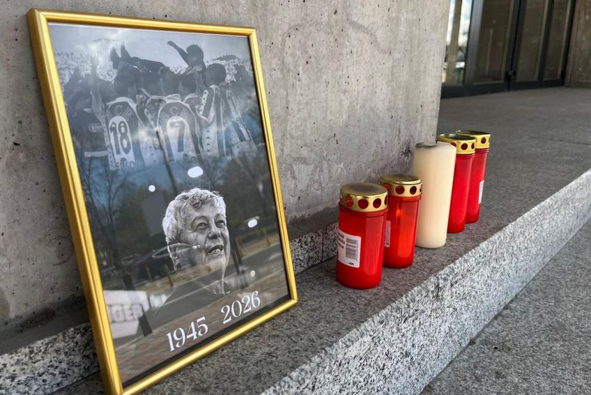 Mircea Lucescu, omagiat în  Giulești