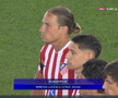 Minut de reculegere în memoria lui Mircea Lucescu la Barcelona - Atletico Madrid FOTO: captură @Digi Sport