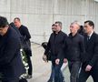 Răzvan Burleanu, Ilie Dumitrescu vizitează sicriul lui Mircea Lucescu, depus pe Arena Națională