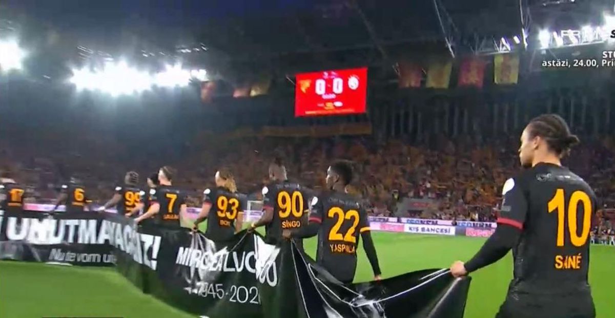 Galatasaray, gest de suflet pentru Mircea Lucescu la meciul din Turcia: „Nu te vom uita!”